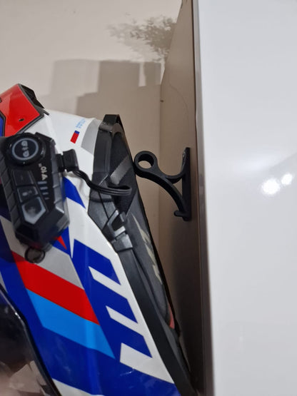 3D Printed Helmet Wall Mount & Key Holder – Space-Saving, Strong & Stylish