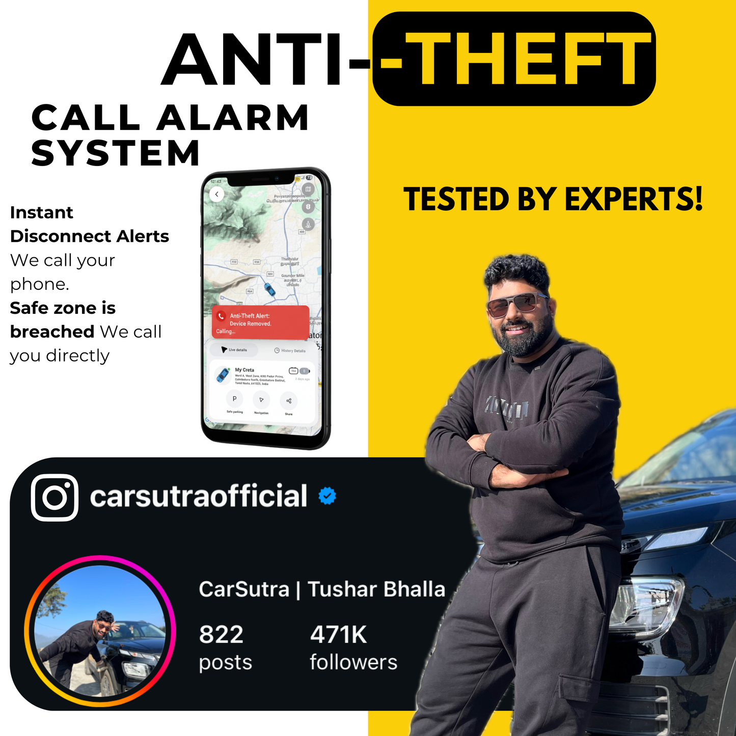 DontTouch™ Chowkidar for Car